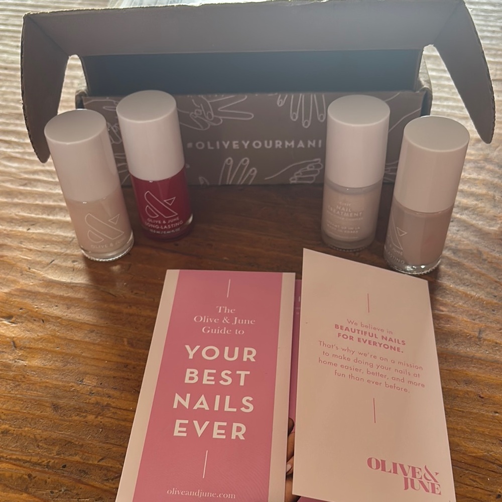 Olive & June - Nail Polish Set - 4- Pack Brand New